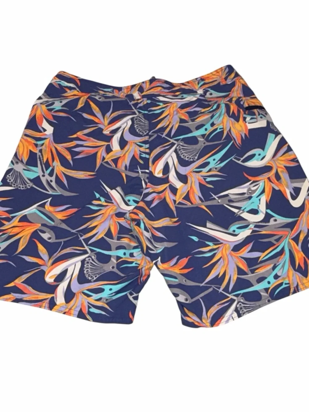 Patagonia Tropical Print Wavefarer Board Shorts Swim Shorts size 31
